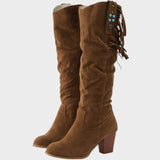 Frederica | Botas Vaqueras de Ante