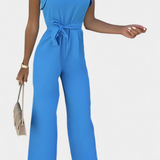 Shalonda Mono Elegante sin Mangas con Lazo