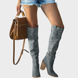 Diane | Botas de Caña Altas de Ante