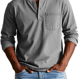 Frederico™ | Camiseta Henley Vintage