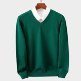 Manuel™ | Suéter de hombre de puro cachemir con cuello en V