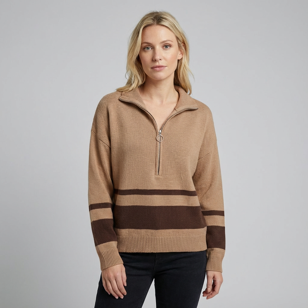 Anca | Jersey de punto con cremallera