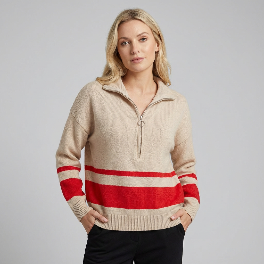 Anca | Jersey de punto con cremallera