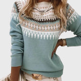 Gemma | Jersey de Cuello Redondo Texturizado