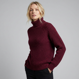 Natalia | Suéter de Punto con Cuello Alto y Ajuste Relajado