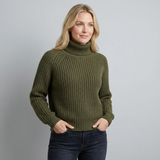 Natalia | Suéter de Punto con Cuello Alto y Ajuste Relajado