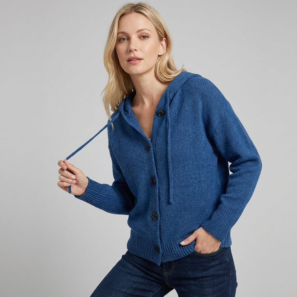 Daciana | Cárdigan de punto con botones