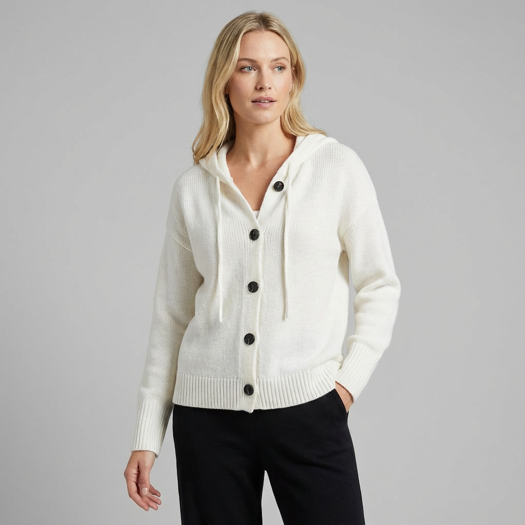 Daciana | Cárdigan de punto con botones