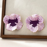 Pendientes Geométricos con Forma de Flor