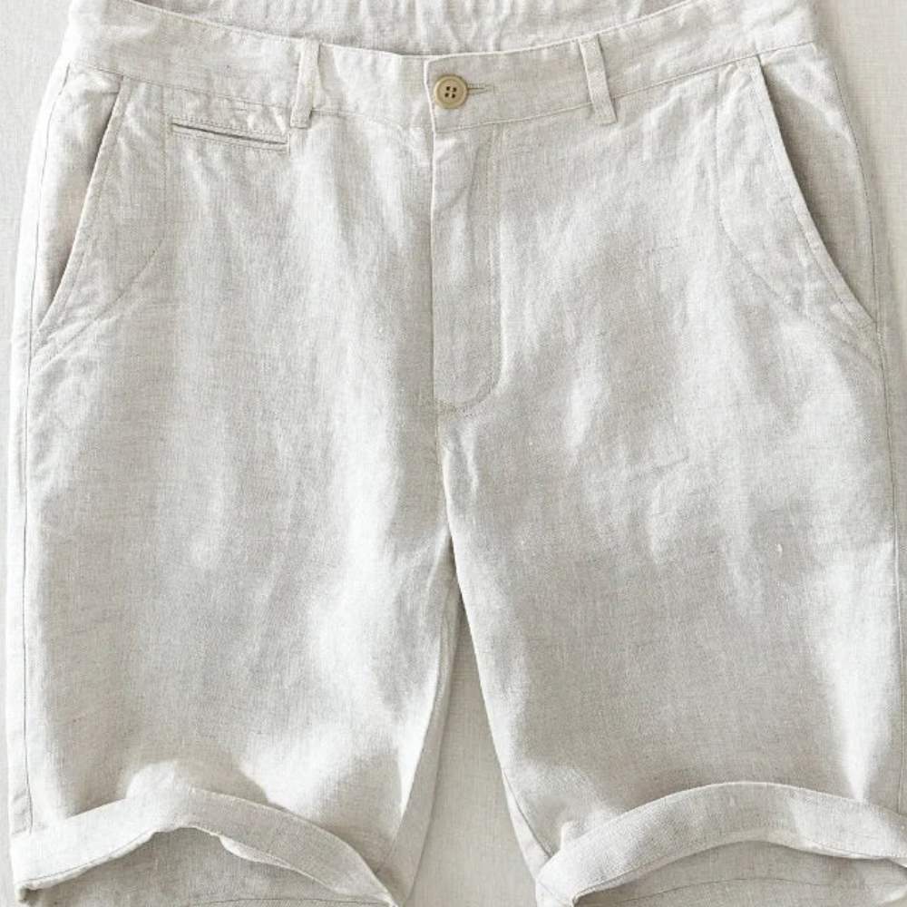 Pantalones cortos de lino Lisbo