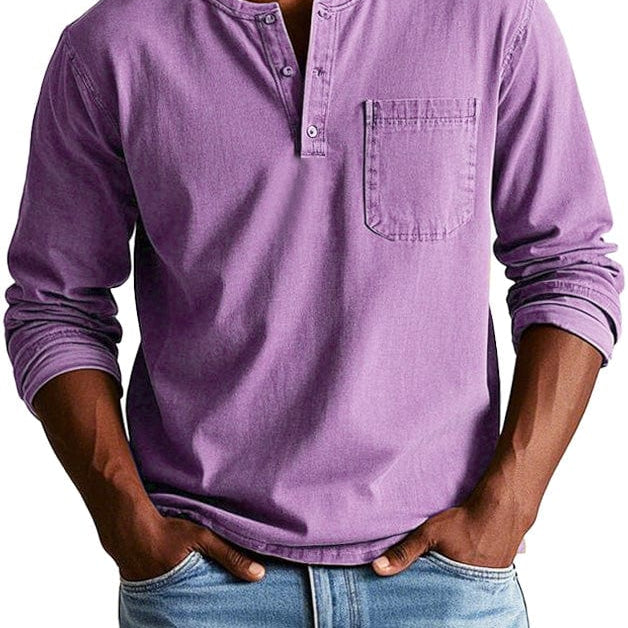 Frederico™ | Camiseta Henley Vintage