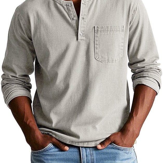 Frederico™ | Camiseta Henley Vintage