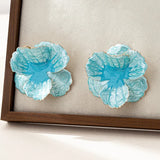 Pendientes Geométricos con Forma de Flor