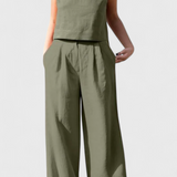 Yvanne Conjunto Vintage Sin Mangas de Verano