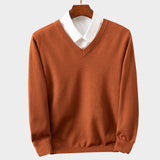 Manuel™ | Suéter de hombre de puro cachemir con cuello en V