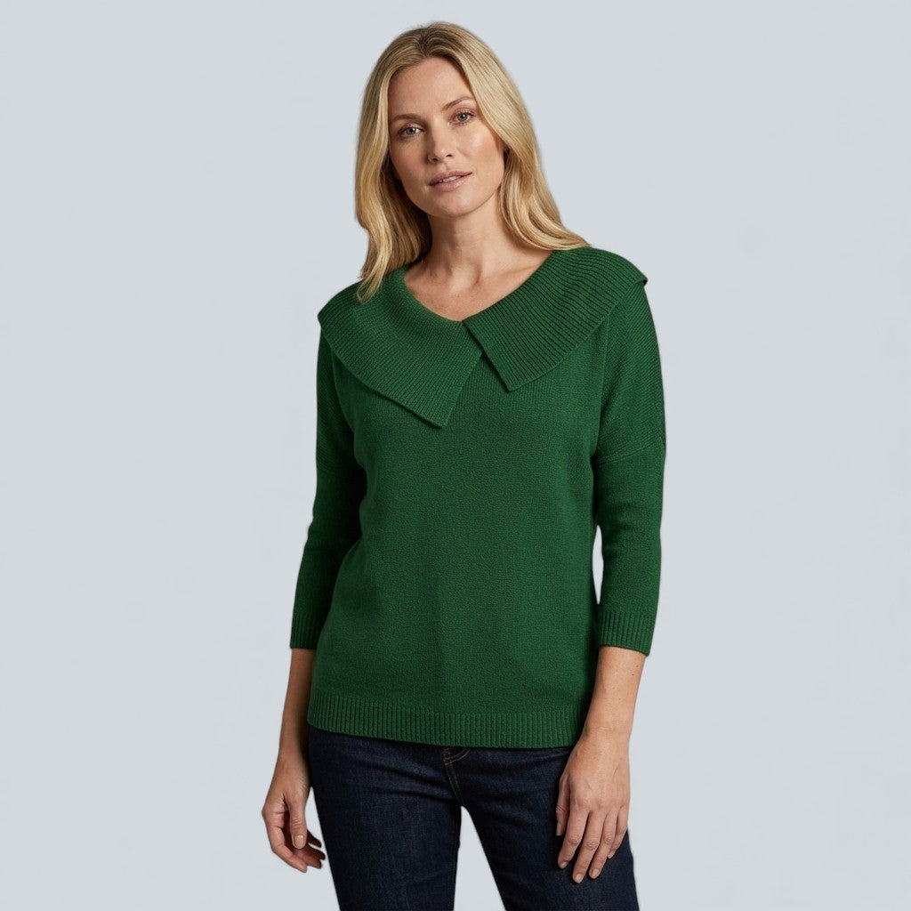 Doína | Jersey con cuello cálido y suave.