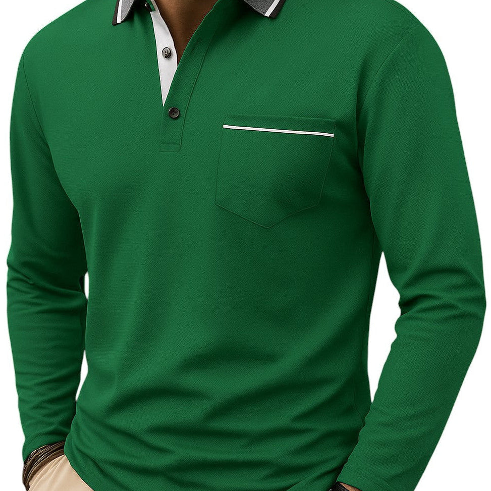 Larsen™ | Polo clásico de manga larga