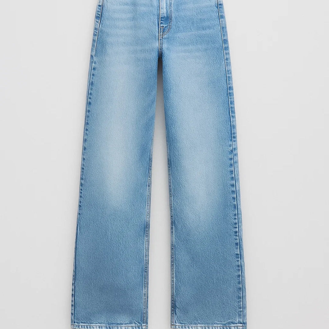 Jeans para mujeres | Cintura alta, pierna ancha | Atemporal y versátil para cada día