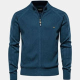 Jacquard™ | Cárdigan de punto con cremallera