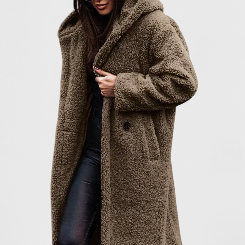 Mila | Abrigo de Piel de Oso Largo