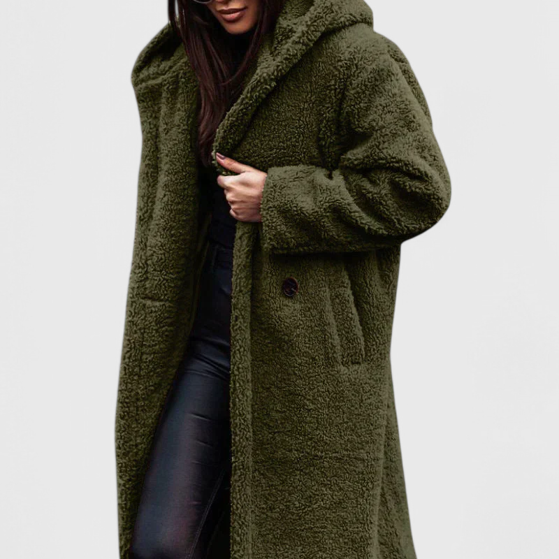 Mila | Abrigo de Piel de Oso Largo