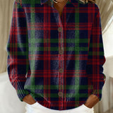 Tess™ – Blusa con Capucha de Cuadros