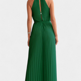 Patrizia Mono Palazzo Plisado con Cuello Halter