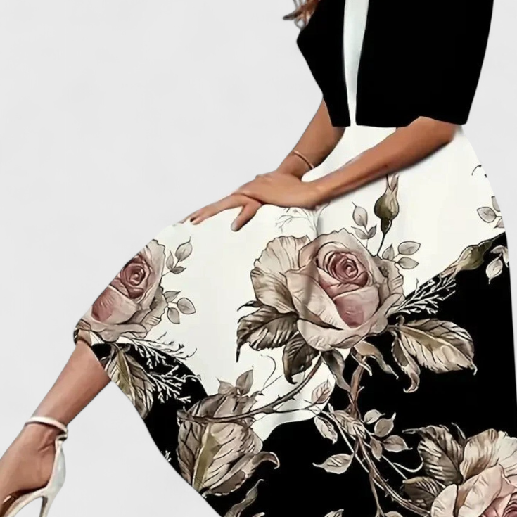 Estrella Conjunto de Vestido Blazer Midi