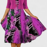 Estrella Conjunto de Vestido Blazer Midi