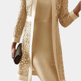 Freya Conjunto de Vestido de Dos Piezas con Encaje