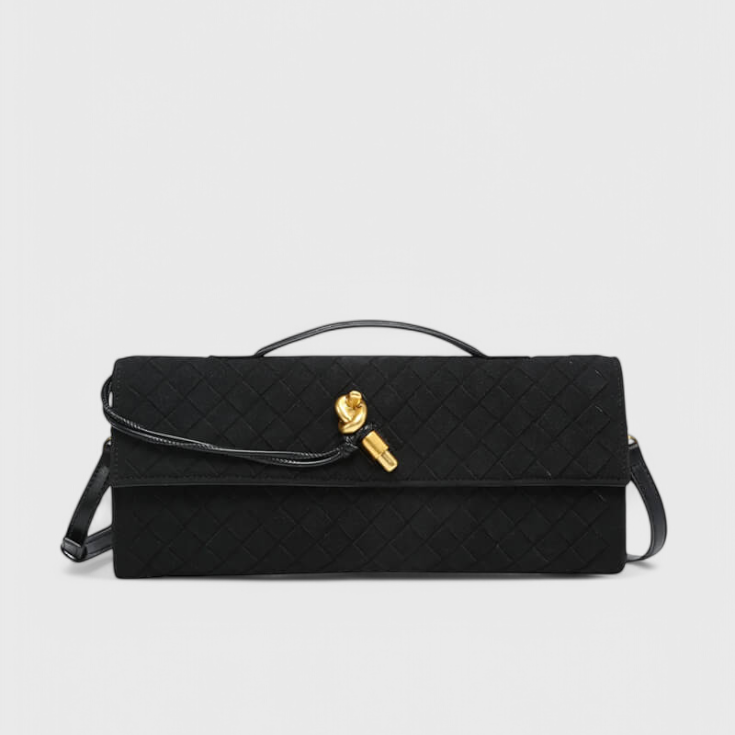 Melanie Bolso de Hombro Clásico de Ante