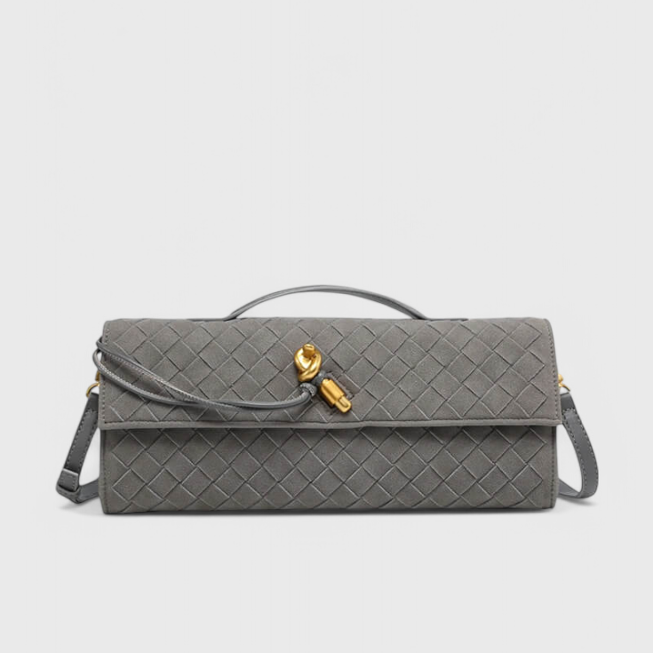 Melanie Bolso de Hombro Clásico de Ante