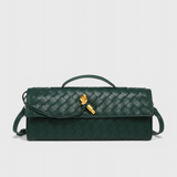 Melanie Clutch con Detalle de Nudo Dorado