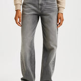 Pantalones Vaqueros de Pierna Recta para Mujeres | Cintura Alta | Cómodos y Atemporales