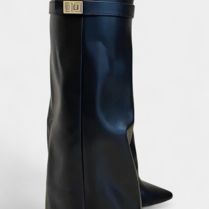 Raya Botas hasta la Rodilla con Tacón Bloque