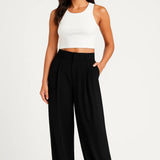 Pantalones de Pierna Ancha | Cintura Alta | Atemporal y Elegante