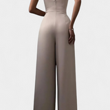 Romily Mono Sexy con Tirantes y Pierna Ancha Elegante