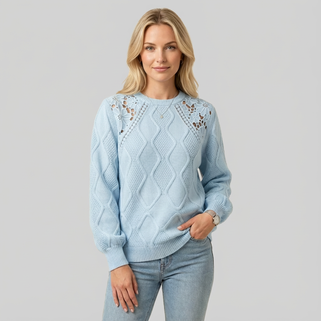 Suéter suave y elegante de cachemira para uso diario