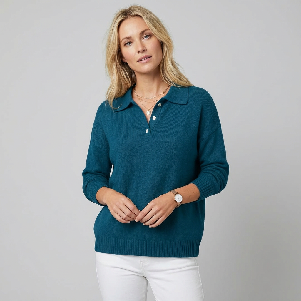 Isabel |  Jersey de punto con cuello