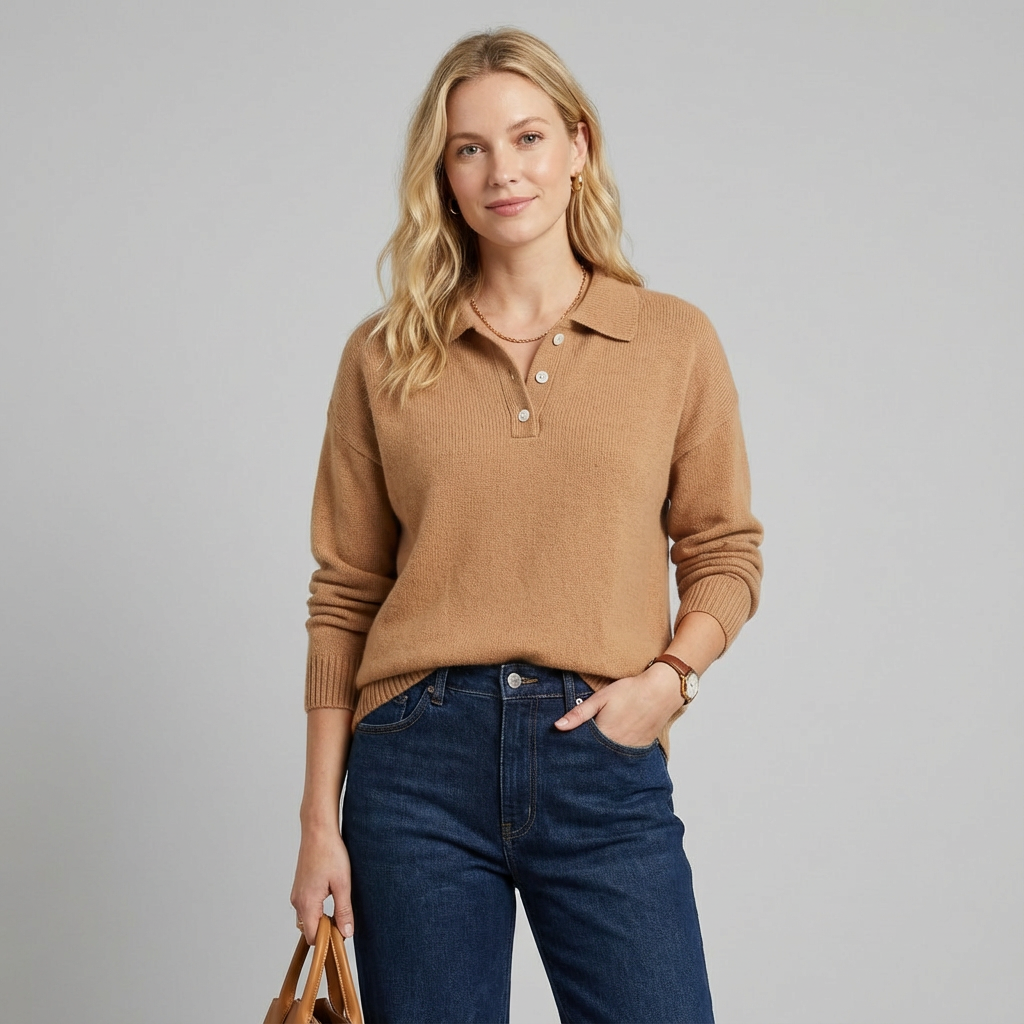 Isabel |  Jersey de punto con cuello