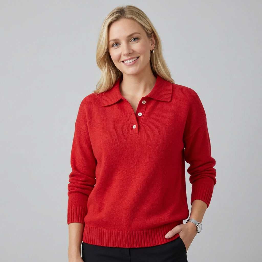 Isabel |  Jersey de punto con cuello