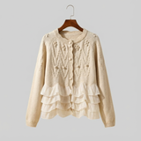 Cárdigan con volantes Natalie™