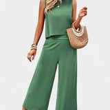 Lavinia Conjunto Boho de Top y Shorts en Lino y Algodón