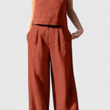 Yvanne Conjunto Vintage Sin Mangas de Verano