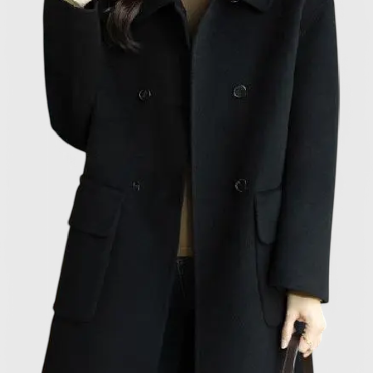 Camille | Abrigo de Lana Clásico de Doble Botonadura