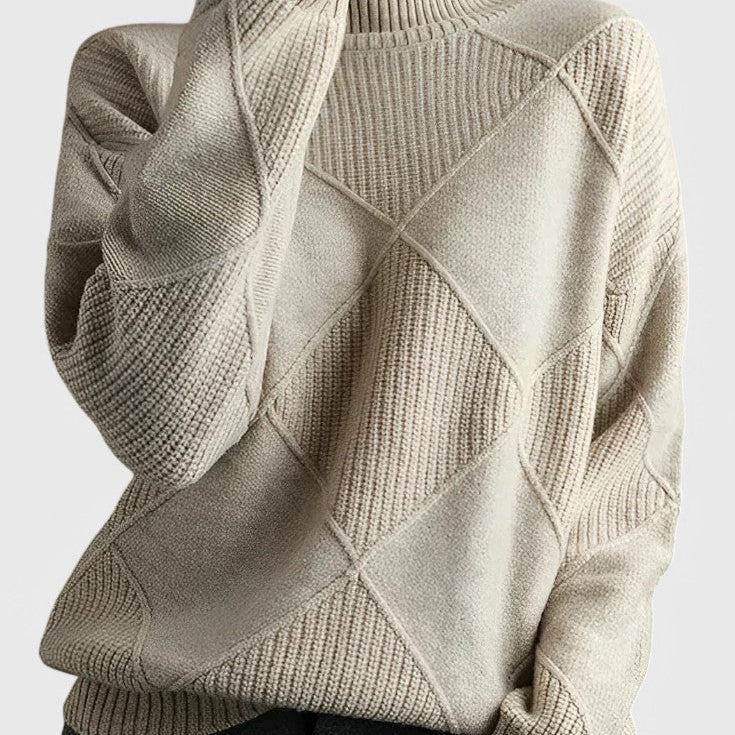 Jasmine | Jersey de Cuello Alto de Cachemira