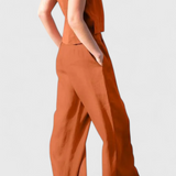 Yvanne Conjunto Vintage Sin Mangas de Verano