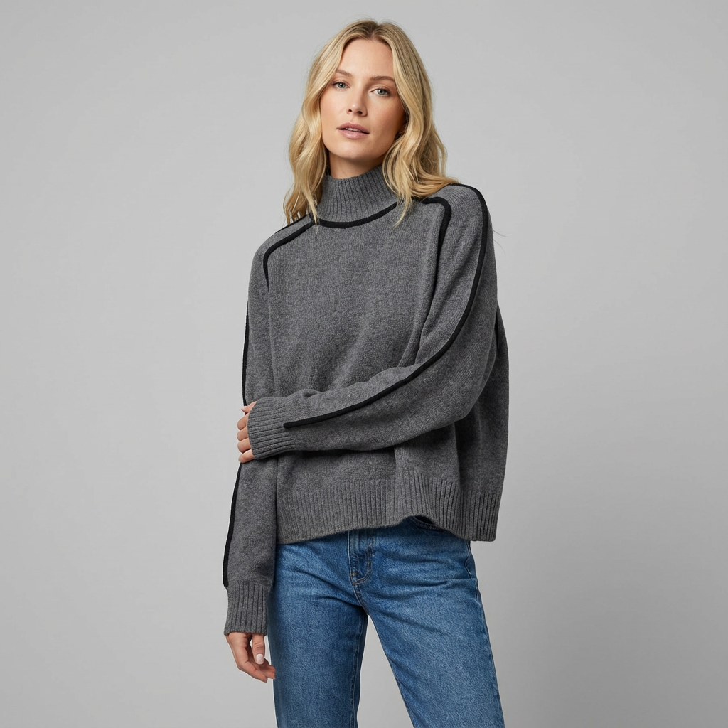 Teodora | Jersey con cuello alto oversize