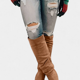 Calliope Botas de Tacón Grueso hasta la Rodilla