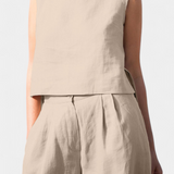 Yvanne Conjunto Vintage Sin Mangas de Verano